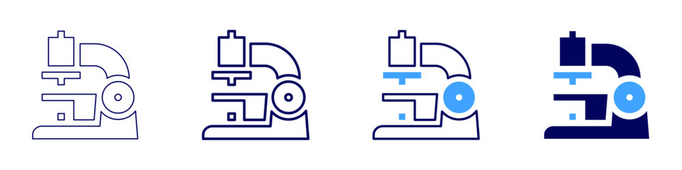 Microbial growth icon in 4 different styles. Thin Line, Line, Bold Line, Duotone. Duotone style. Editable stroke