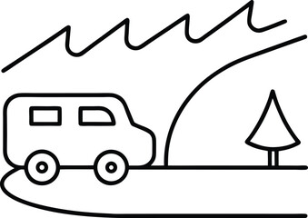 Obraz premium car wash vector illustration