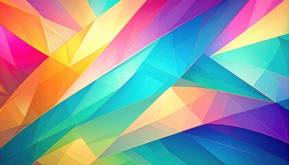 Obraz premium Dynamic colorful abstract art digital canvas graphic design vibrant environment high-contrast viewpoint modern concept