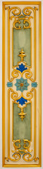 Traditional thai style on temple door