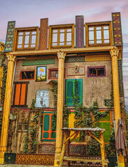 Traditional Uigur house Kashgar Xinjiang China