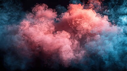 Colorful Smoke Cloud Abstract Background for Artistic Design Projects