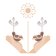 Psychological growth: the balance between strength and harmony in a relationship