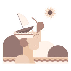 Psychological growth: the balance between strength and harmony in a relationship