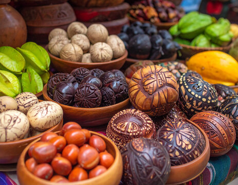 Traditional Embera and Wounaan crafts, like intricate tagua carvings, represent indigenous artistry.