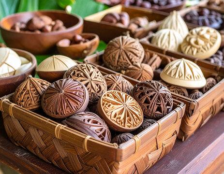 Traditional Embera and Wounaan crafts, like intricate tagua carvings, represent indigenous artistry.
