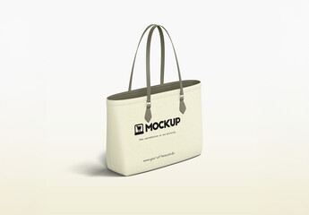 Shopping Bag Mockup - Half Side View