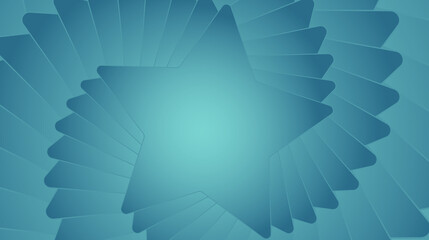 Abstract teal background with natural spiraling geometric fibonacci pattern, banner for psychology and spiritual development with golden ratio grid.