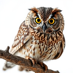 Fototapeta premium Majestic Owl A Stunning Close-Up of a Spectacled Owl