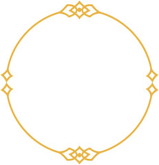Mystic Geometric Circle Frame
