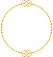 Obraz premium Mystic Geometric Circle Frame 