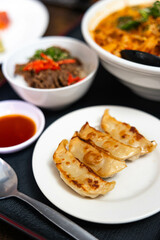 japanese food dining gyoza ramen donburi
