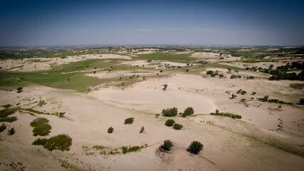 Hunshandake Sandy Land in Inner Mongolia, China