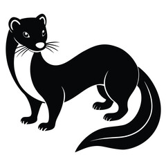 Obraz premium weasel vector