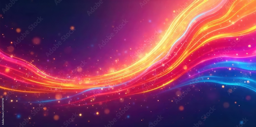 Poster abstract looping motion background with swirling, vibrant colors creating a dynamic, energetic visua