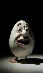 3d rendered illustration of a scary zombie