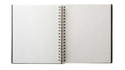 notebook isolated on white background