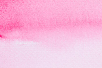 Pink water color background and copy space.