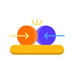 Collision Vector Icon