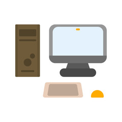 Computer Vector Icon