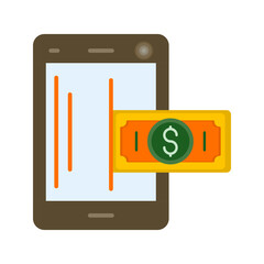 Online Money Vector Icon