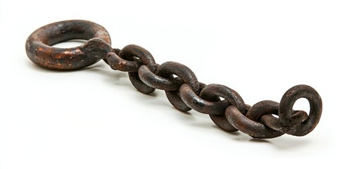 Obraz premium Plumbing snake or auger on white background