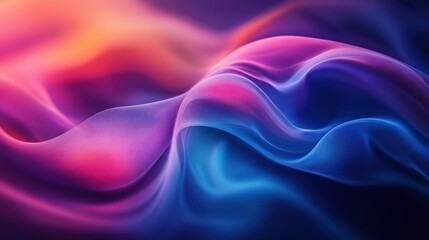 Obraz premium Abstract vibrant flowing shapes