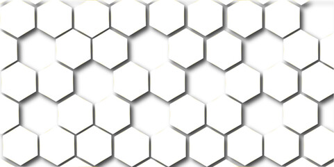  white and gray hexagon pattern line paper creative decorative elementgeometric honeycomb texture white background. 