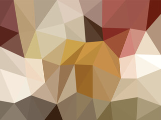 Earth Tone Polygon Abstract Background