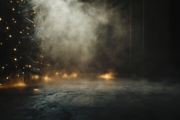 Product shrouded in dreamy mist and lights