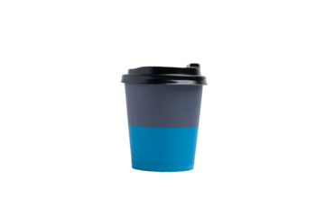Reusable travel cup – PNG, front view, isolated on transparent background