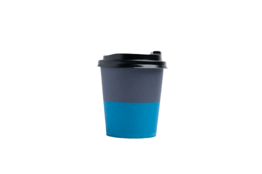 Reusable travel cup – PNG, front view, isolated on transparent background