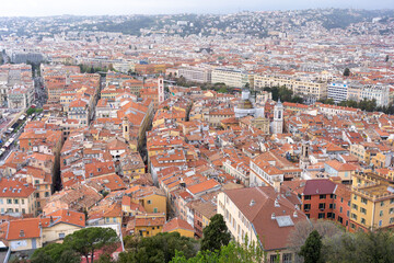 Obraz premium Aerial View of Nice France