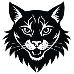 wild cat vector