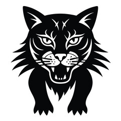 wild cat vector