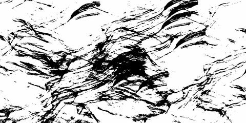Naklejka premium grunge brush strokes texture scratches for wallpaper Vector black texture background