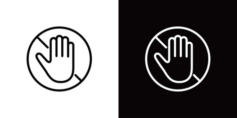 禁止のラインアイコン