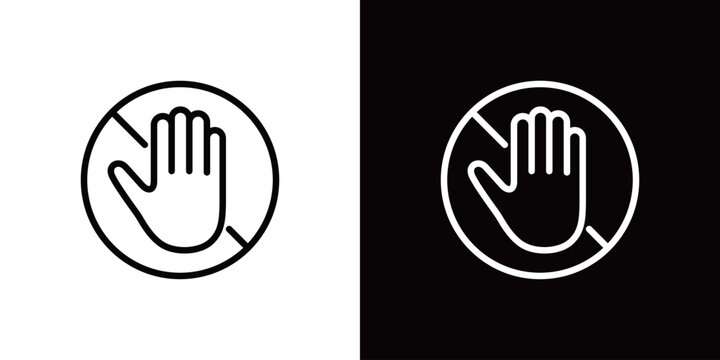 禁止のラインアイコン