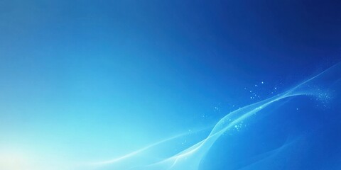 Ethereal Blue Abstraction: A captivating digital rendering of serene blue hues. Smooth gradients and abstract lines and forms flow across the frame, creating a sense of depth and tranquility.