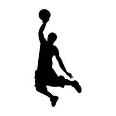 basketball player silhouette