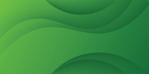 Abstract green wavy background. Vector EPS 10