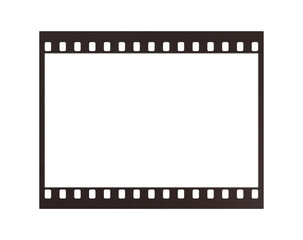 Film frame photo strip high-resolution blank filter. 35mm scan template texture effect. Trendy editable camera roll social stories design. Isolated vintage analog transparent empty scratches mockup.