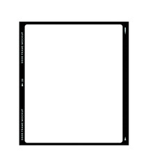 Film frame photo strip high-resolution blank filter. 35mm scan template texture effect. Trendy...