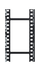 Film frame photo strip high-resolution blank filter. 35mm scan template texture effect. Trendy...