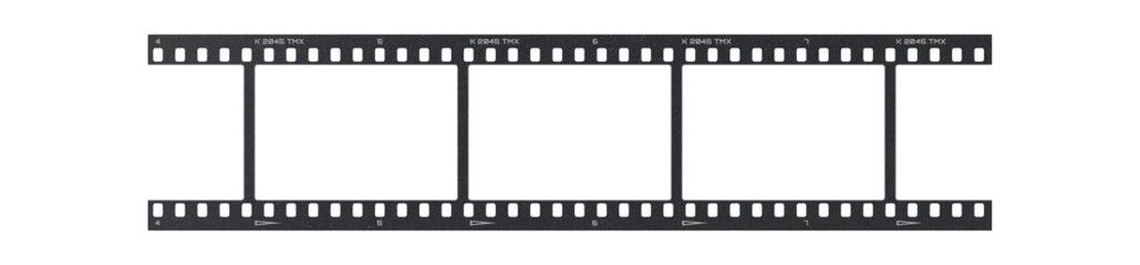 Film frame photo strip high-resolution blank filter. 35mm scan template texture effect. Trendy editable camera roll social stories design. Isolated vintage analog transparent empty scratches mockup.