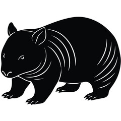 wombat vector
