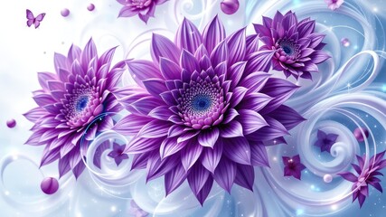 Obraz premium Wallpaper sticker, vintage background with floral ornament, Elegant 3D Floral Wallpaper Sticker in Peach 