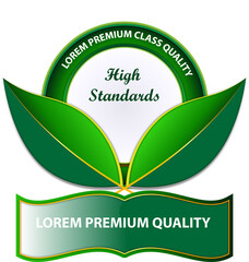 New style natural leaves logo layout design vector on white background