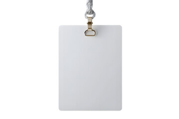 Lanyard with id card mockup. Ai Generated Images