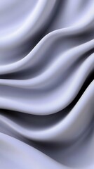 Obraz premium Abstract white fabric with soft wave texture 